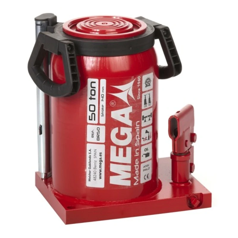 Macaco Hidráulico de Garrafa MEGA BR50 50 t