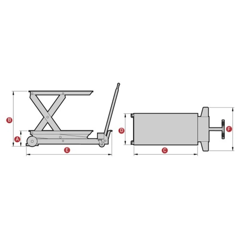 Mesa Elevatória de Oficina MEGA ME-1500 1500 kg