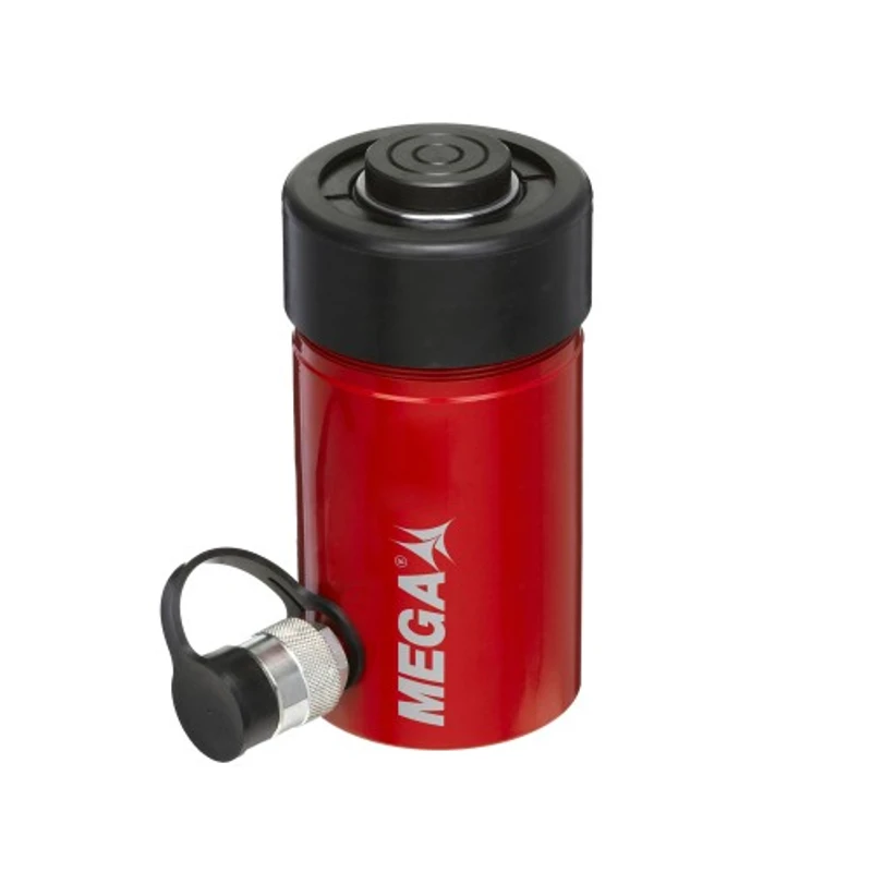 Cilindro Hidráulico de Simples Efeito com Retorno por Mola MEGA SS25102 25 t 102 mm de Curso
