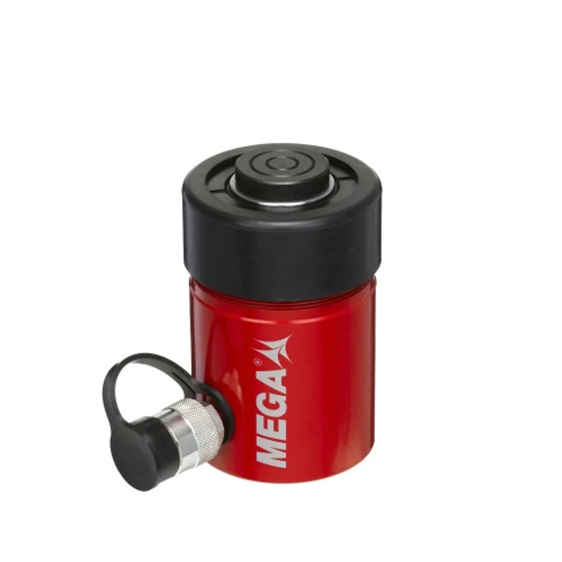 Cilindro Hidráulico de Simples Efeito com Retorno por Mola MEGA SS2551 25 t 51 mm de Curso