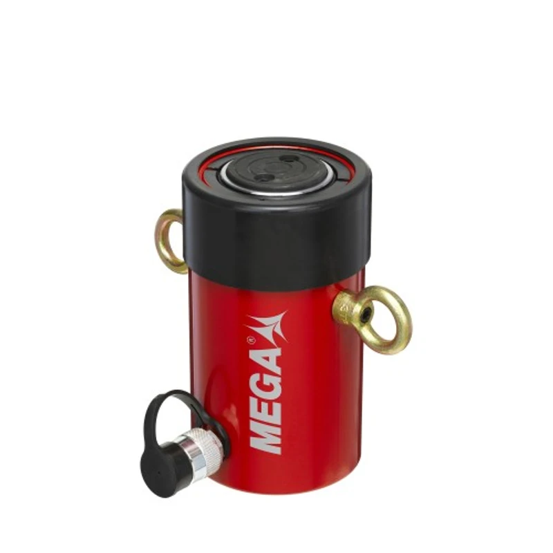 Cilindro Hidráulico de Simples Efeito com Retorno por Mola MEGA SS50101 50 t 101,5 mm de Curso