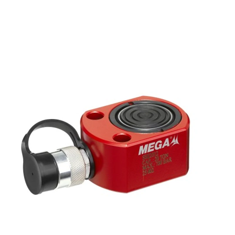 Cilindro Hidráulico Extrafino MEGA SSE2012 20 t 12 mm de Curso