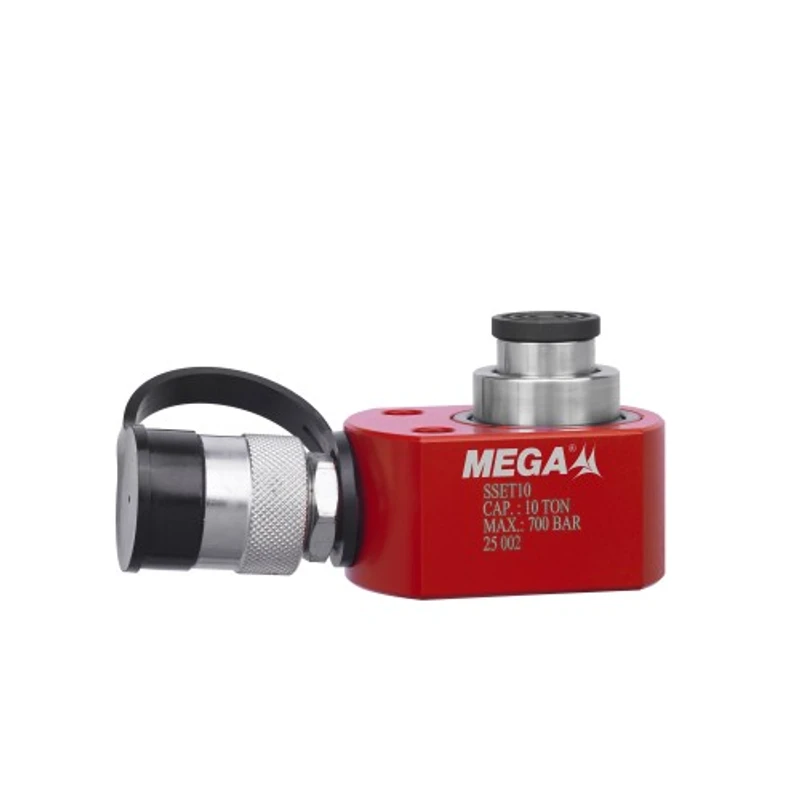Cilindro Hidráulico Extrafino Telescópico MEGA SSET10 5 t 13 mm de Curso