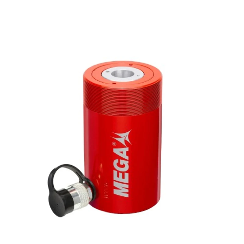 Cilindro Hidráulico de Simples Efeito com Pistão Oco MEGA SSH2050 20 t 50 mm de Curso